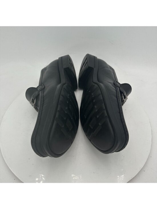 Salvatore Ferragamo Men Size 8 EE Black Leather Horsebit Loafer Dress Shoes main image 8